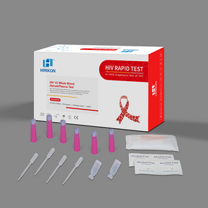 HCV Hbsag Test One Step Anti-hiv 1+2 Rapid Test Strip Blood Test Kit Plastic Colloidal Gold Hiv Manual Online Technical Support