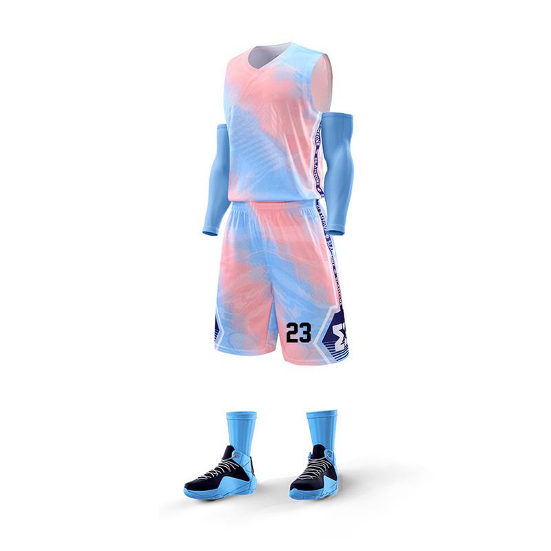 2024 New Design basketball uniform hombre jogging suit men outdoor basketball jersey set