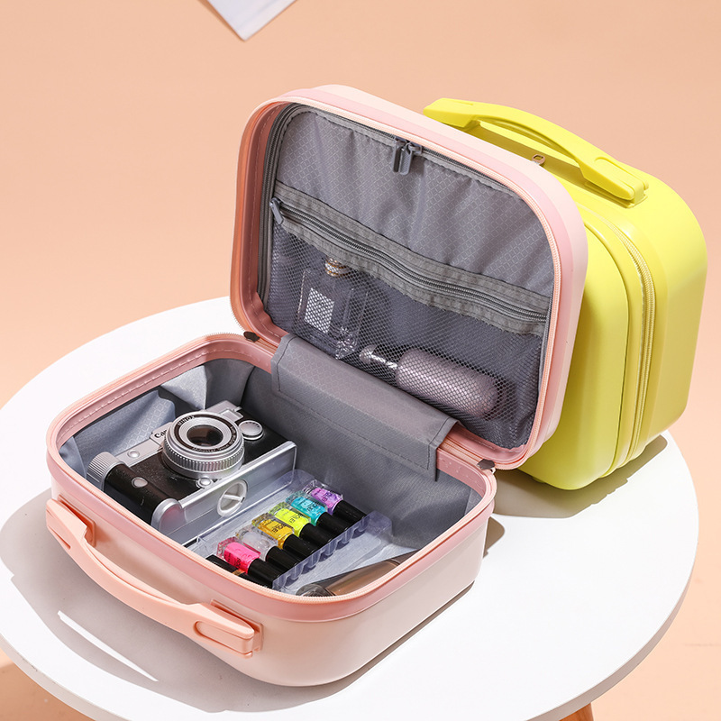 Factory Wholesale Hand Luggage Female Small 14 Inch Makeup Case Mini Suitcase