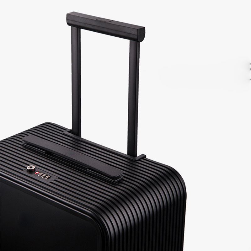 Wholesale Hard side Travelling Check In Trolley Luggage Aluminum Metal Suitcase