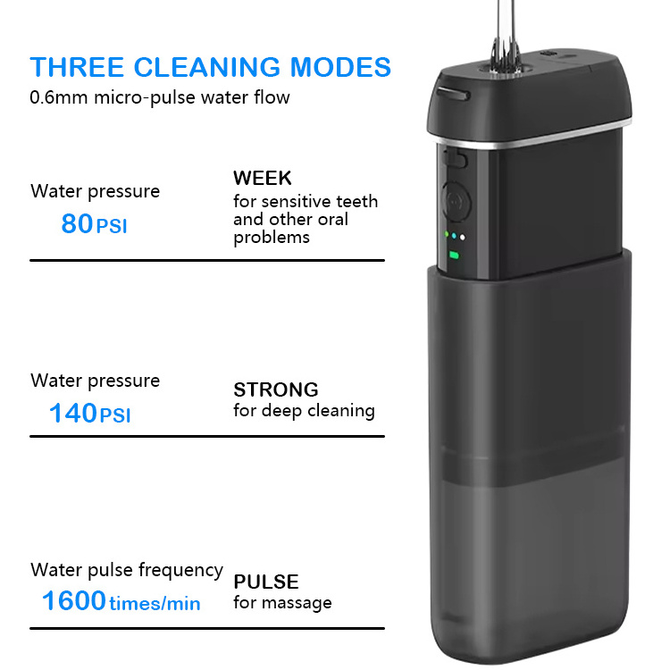 Cheap Price Wholesaloral Irrigator H2ofloss 300ml Water Flosser Ipx7 Teeth Cleaning Cordless Tooth Water Flosser Professional