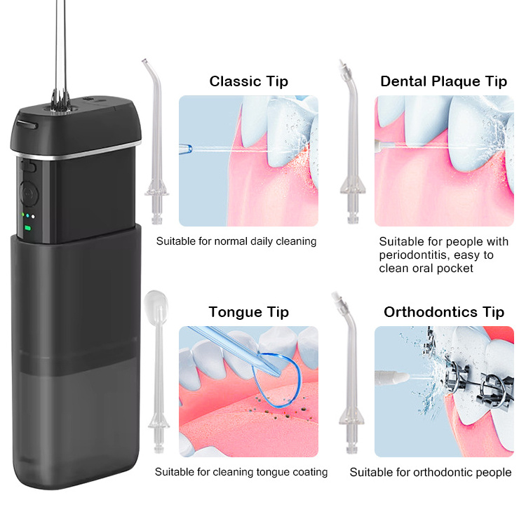 Cheap Price Wholesaloral Irrigator H2ofloss 300ml Water Flosser Ipx7 Teeth Cleaning Cordless Tooth Water Flosser Professional