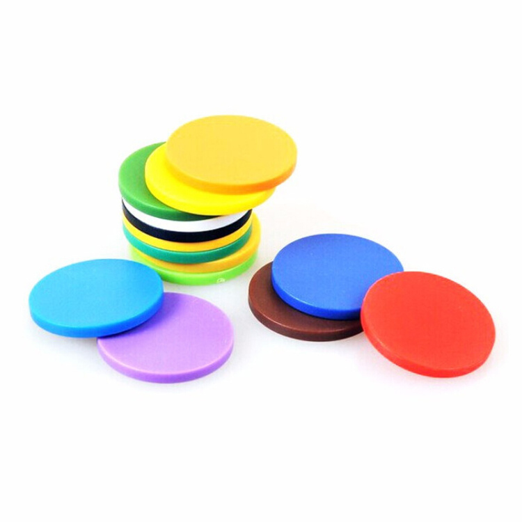 China manufacturer game custom logo plastic token coins