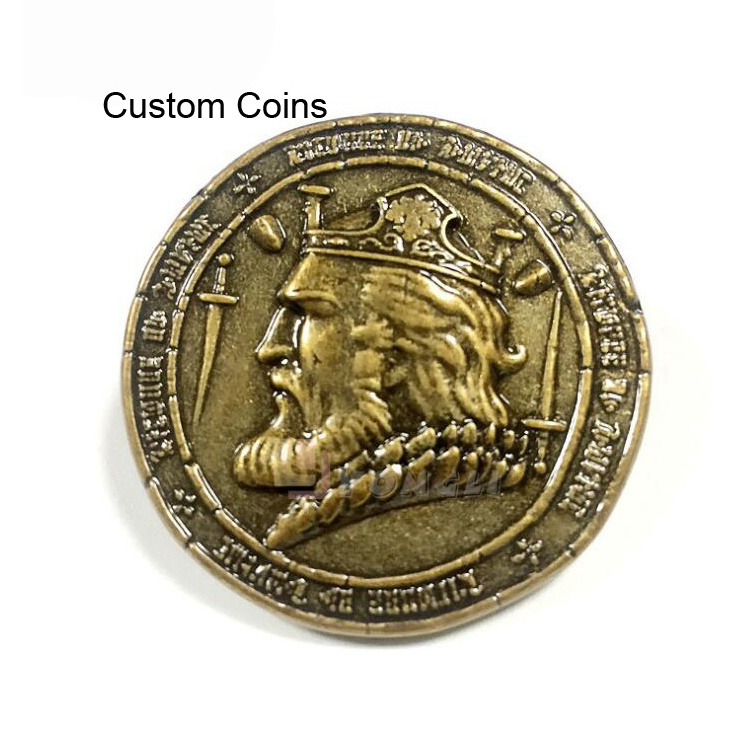 no minimum metal gold silver cheap custom commemorative challenge souvenir coin