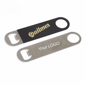 OEM different types blank beer stainless steel metal flat bar customized a bottle opener openers