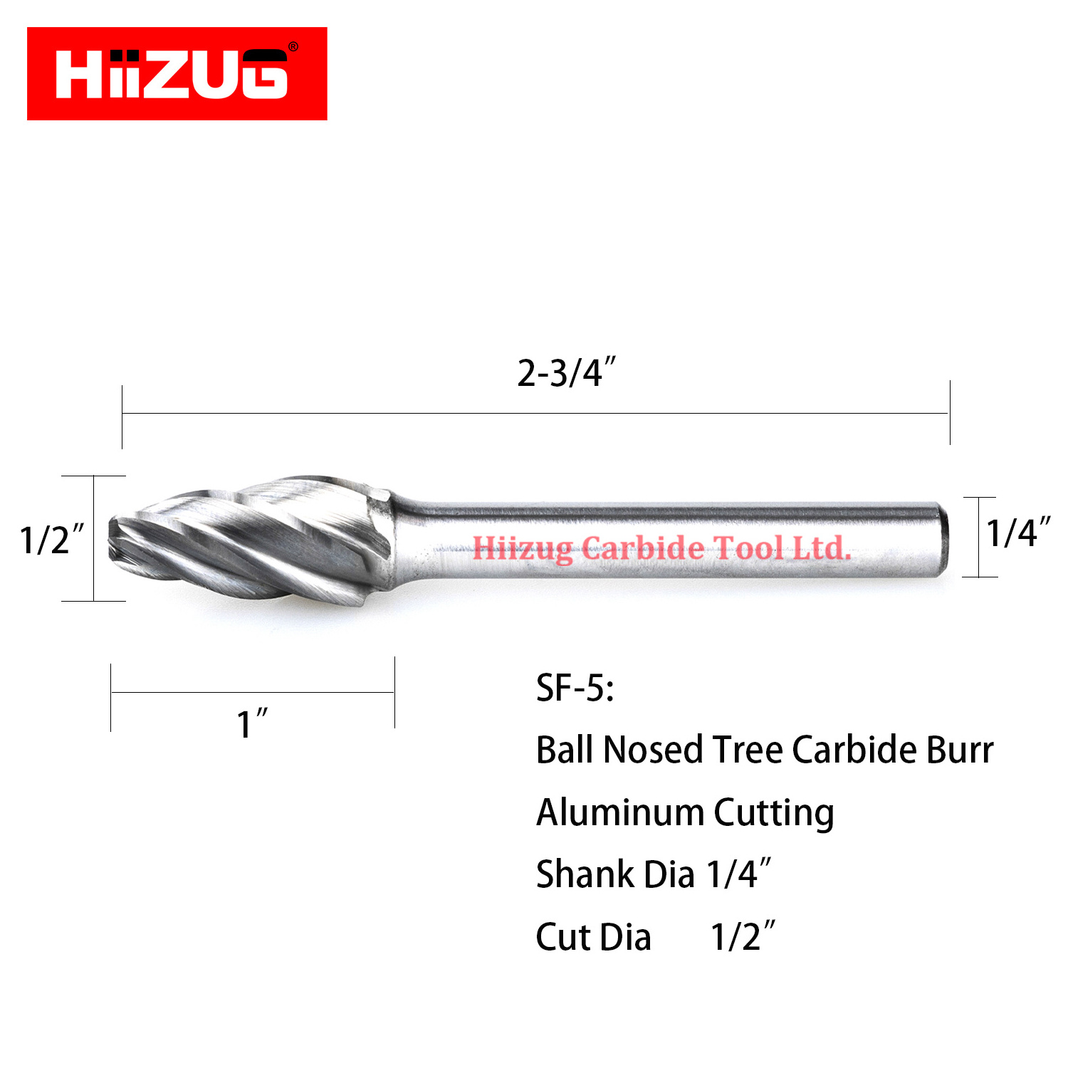 High Quality Hardware Power Tool Parts Die Grinder Metal Grinding Bits Tungsten Carbide Burrs