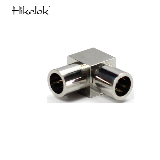 Hikelok 316 stainless steel micro butt weld fittings SS 316 90 degree union elbow