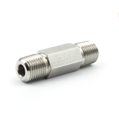 stainless steel 316 pipe fitting NPT thread hex close nipple