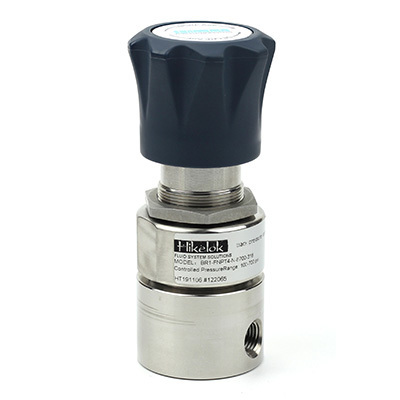 Hikelok stainless steel spring loaded single stage back pressure regulator valves