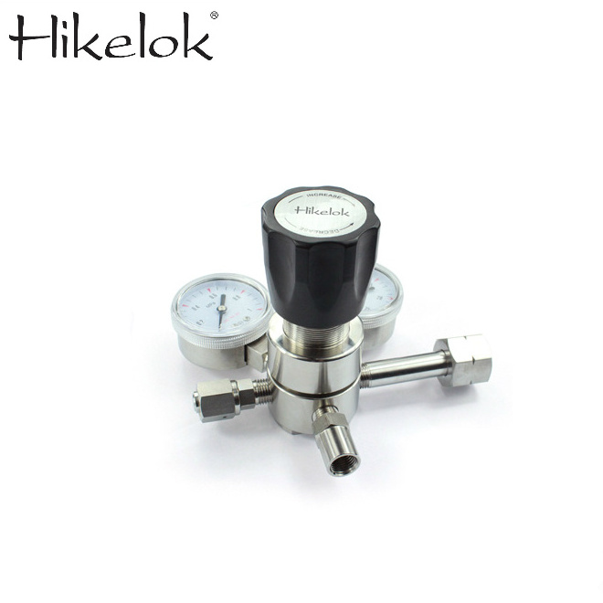 Swagelok Type Hikelok High Pressure Stainless Steel Gas Pressure Reducing Regulator Pressure Relief Valve Safety Valve