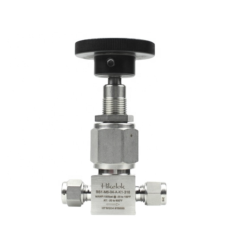 Swagelok Type Stainless Steel Bellow Seal Valve Precision-Formed Metal Bellows-Sealed Valve