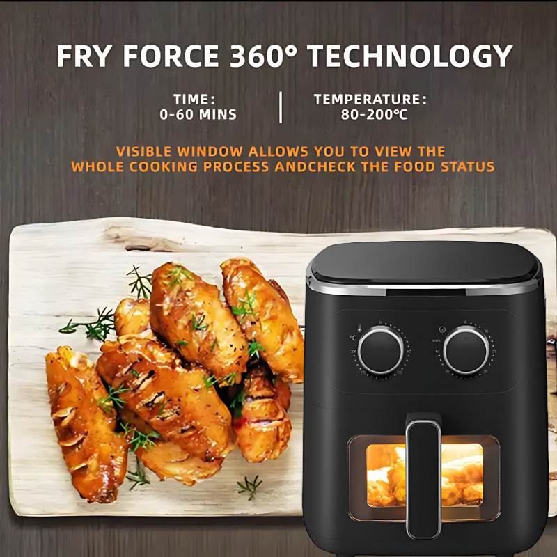 Hot Sale 5L Multi-Function Oil Fryer Machine Electric Fish Frying Machine Oil Free Health Air Fryer