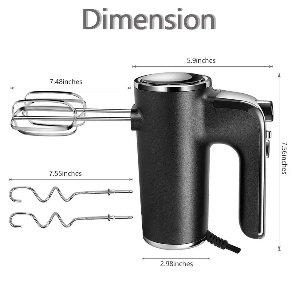 New Design Manual Blender Hand Vegetable Chopper Electric Portable Electric Blender Hand Mixer