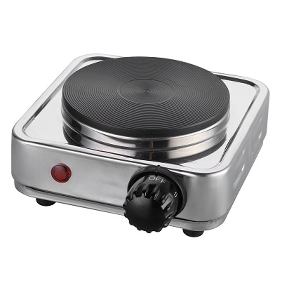 500 Watts Electric Single Burner Cooktop Cast Iron Hot plate With 5 Level Temperature Control