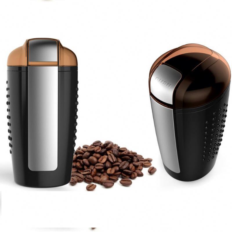 CE ETL Hot Sale Mechanical Plastic Portable Mini Small Electric Coffee Grinder 220v 110v for Home Coffee Bean Blender