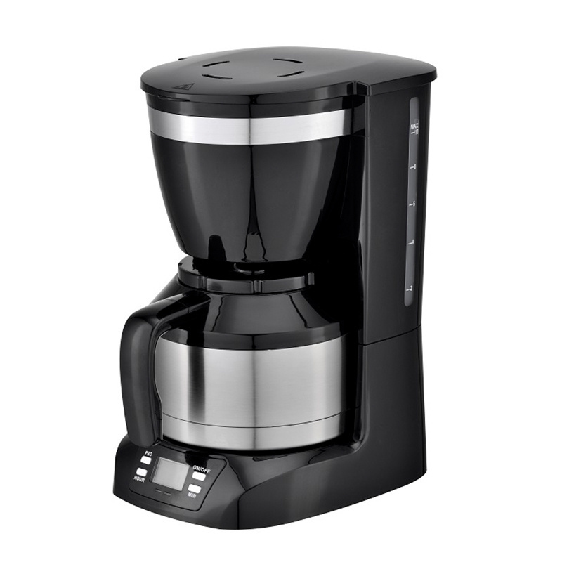 Electric Drip Coffee Maker Machine with Digital Panel Programmable Function Price Small