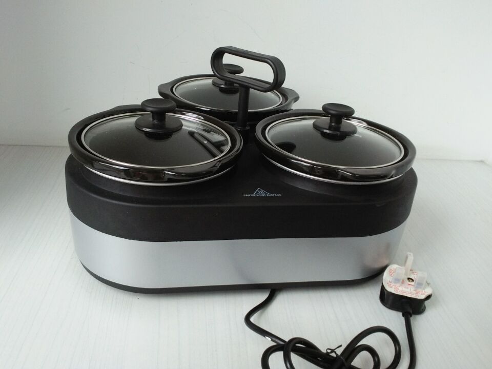 3 in 1 pot round buffet warmer and hot box food warmer container which can keep the food warm for home use