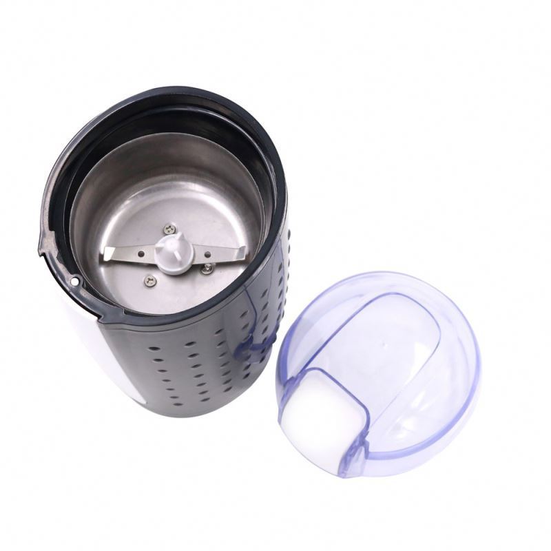 CE ETL Hot Sale Mechanical Plastic Portable Mini Small Electric Coffee Grinder 220v 110v for Home Coffee Bean Blender