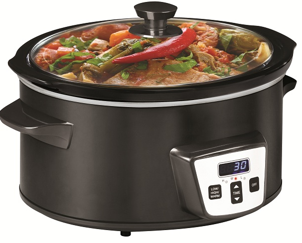 8QT Electric Slow Cooker with LCD Digital Display