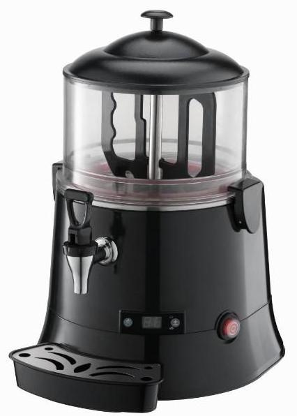 Silver automatic hot chocolate/coffee/milk drinking dispenser