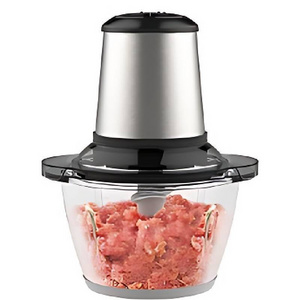 1.2L Glass bowl Multifunctional 304 stainless steel electric meat grinder meat bowl food chopper