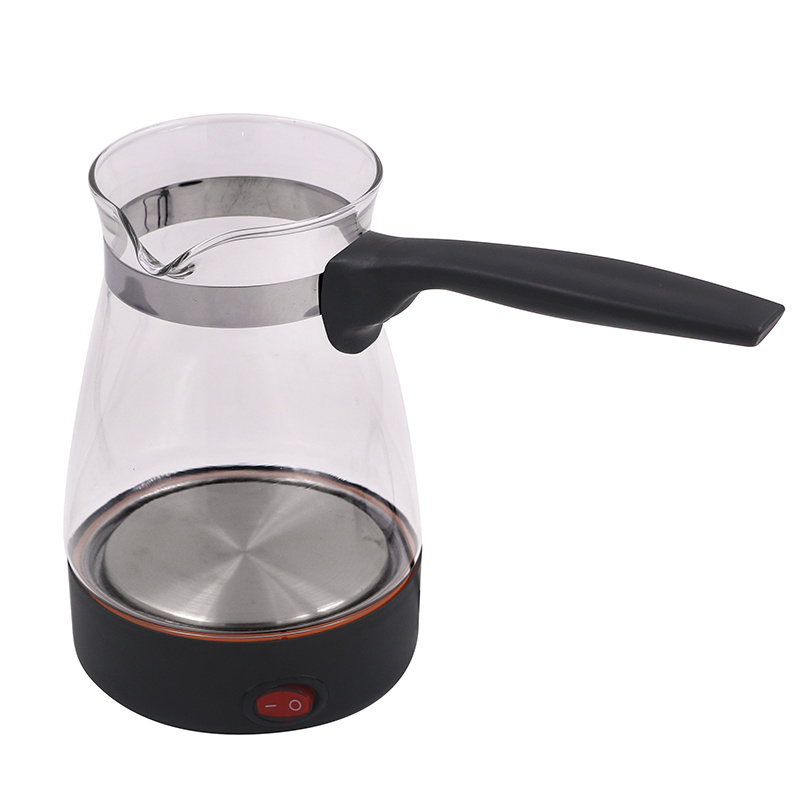 Mini Portable Electric Coffee Pot Machine Turkish Coffee Maker with Plastic or Glass Body