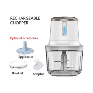 Hot sale Portable USB Electric Meat Grinder Rechargeable Cordless Vegetable Onion Garlic Food processor