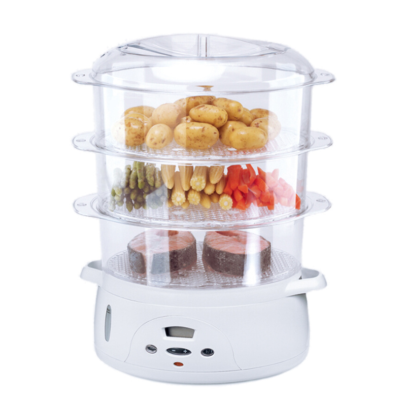 home use 800w electric food display steamer food steamer