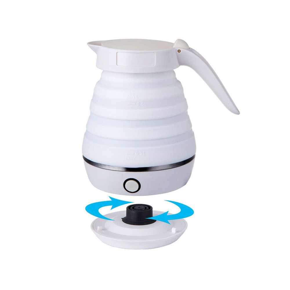 Hot Sale silicon Material Electric Portable Folding Travel Kettle