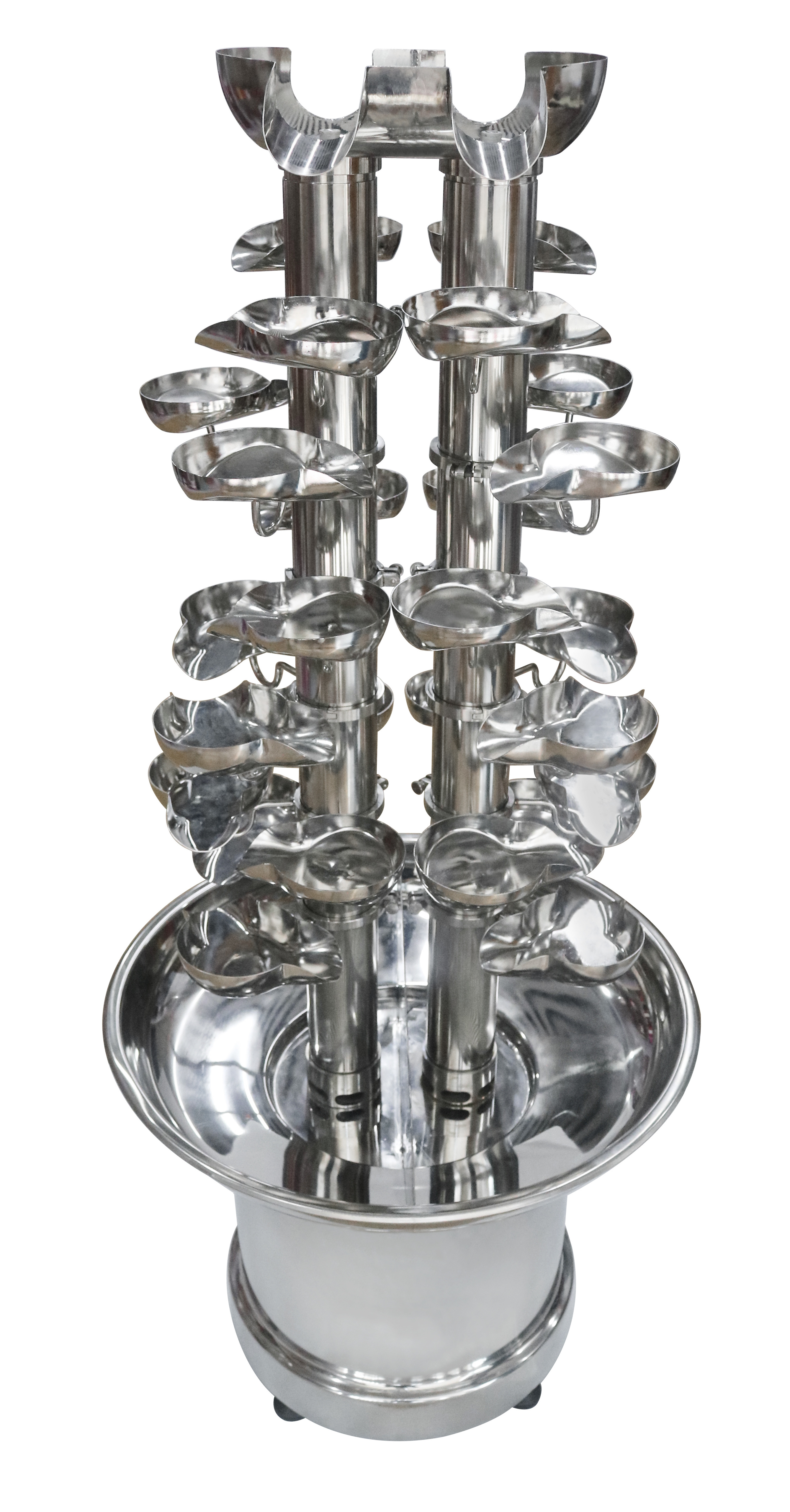 Chocolate Fountain Professional Stainless Steel Commercial Chocolate Waterfall Fountain with Detachable Tower for Commercial Use