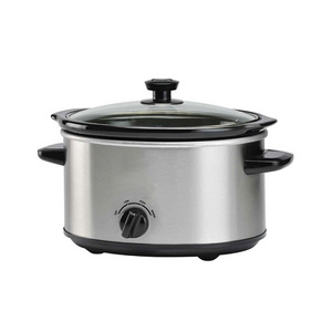 Home Appliances 4-Quart Stainless Steel Electric Slow Cooker With Stainless Steel Housing