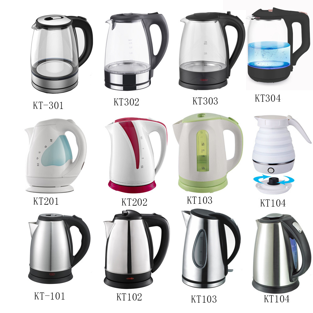 High Quality Electric 360 degree Cordless 2200W fast quick boil 1L Hot Water Plastic Kettle for Home use