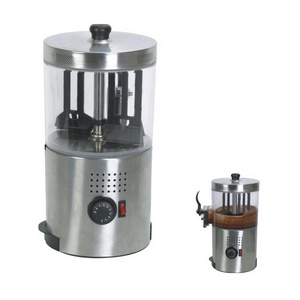 Silver automatic hot chocolate/coffee/milk drinking dispenser