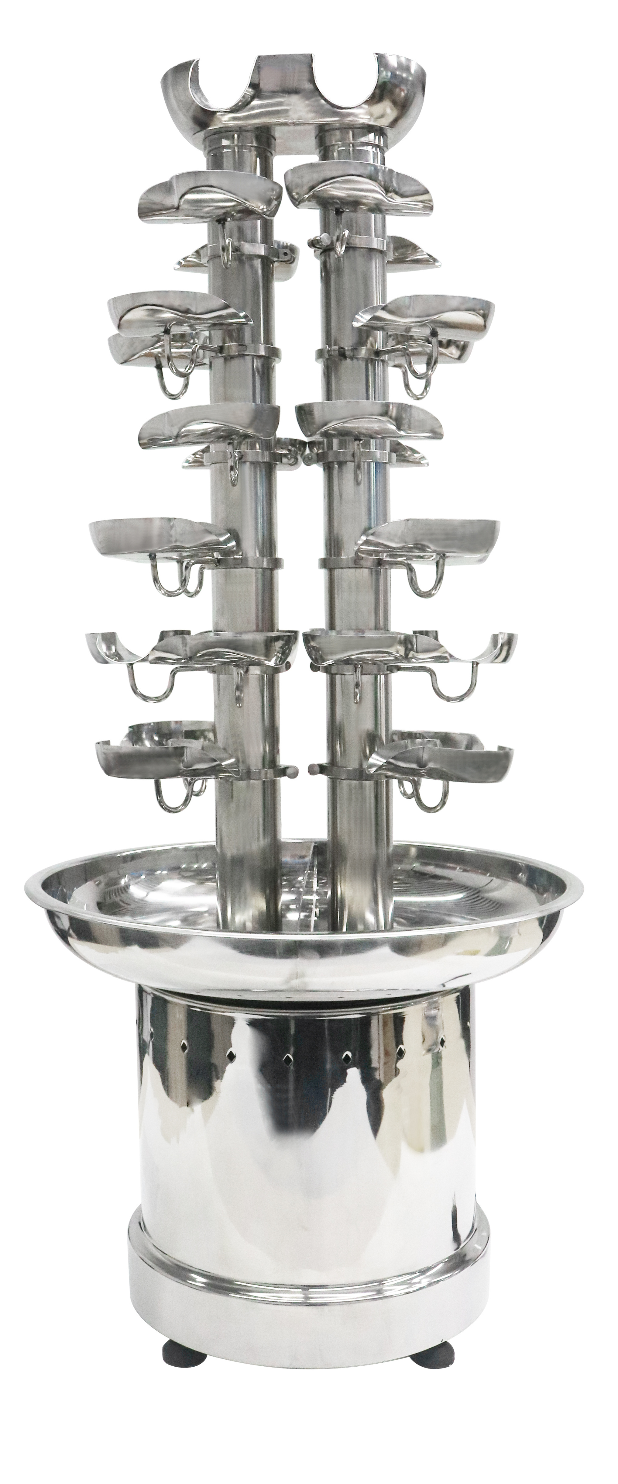 Chocolate Fountain Professional Stainless Steel Commercial Chocolate Waterfall Fountain with Detachable Tower for Commercial Use