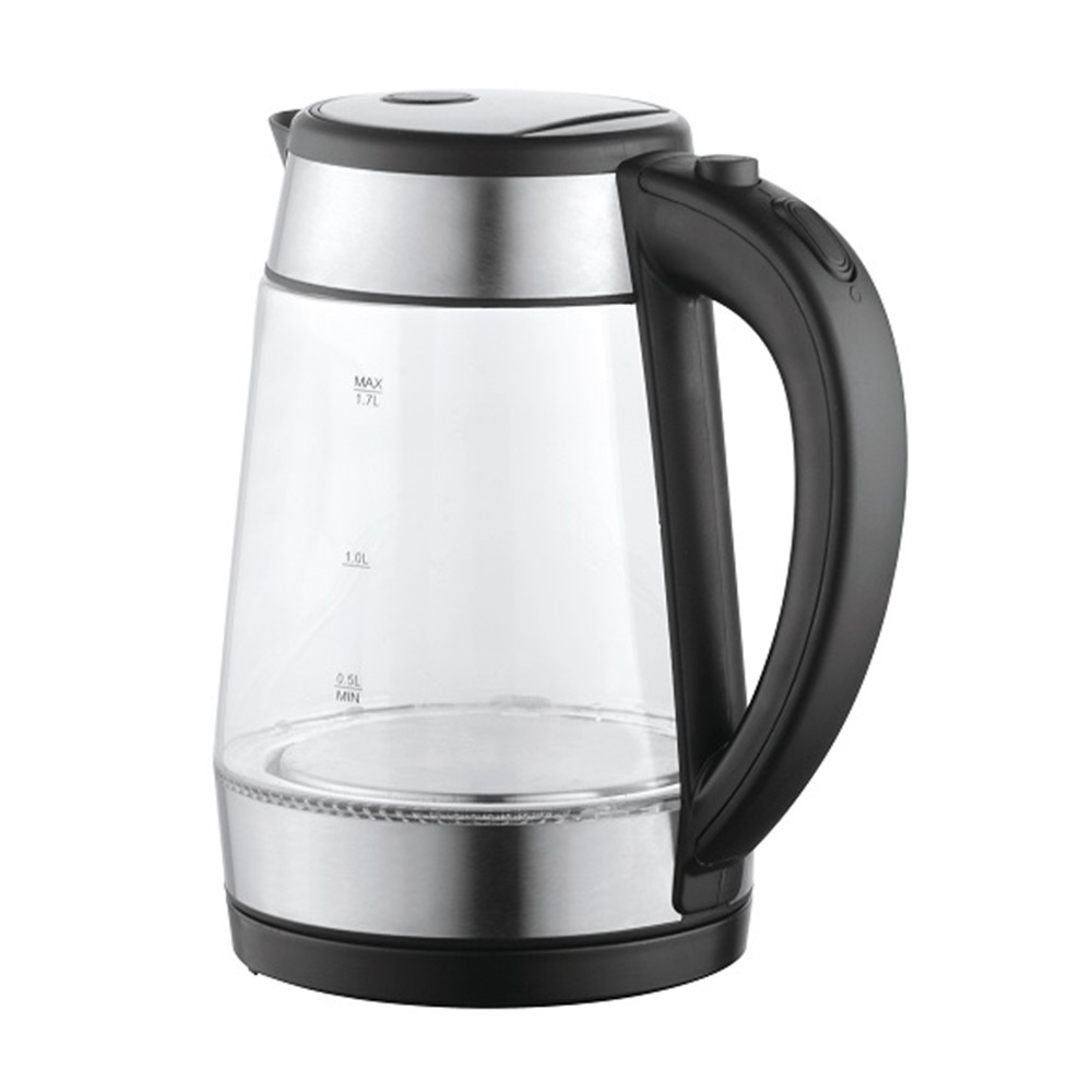 Electric hot water kettle with glass material