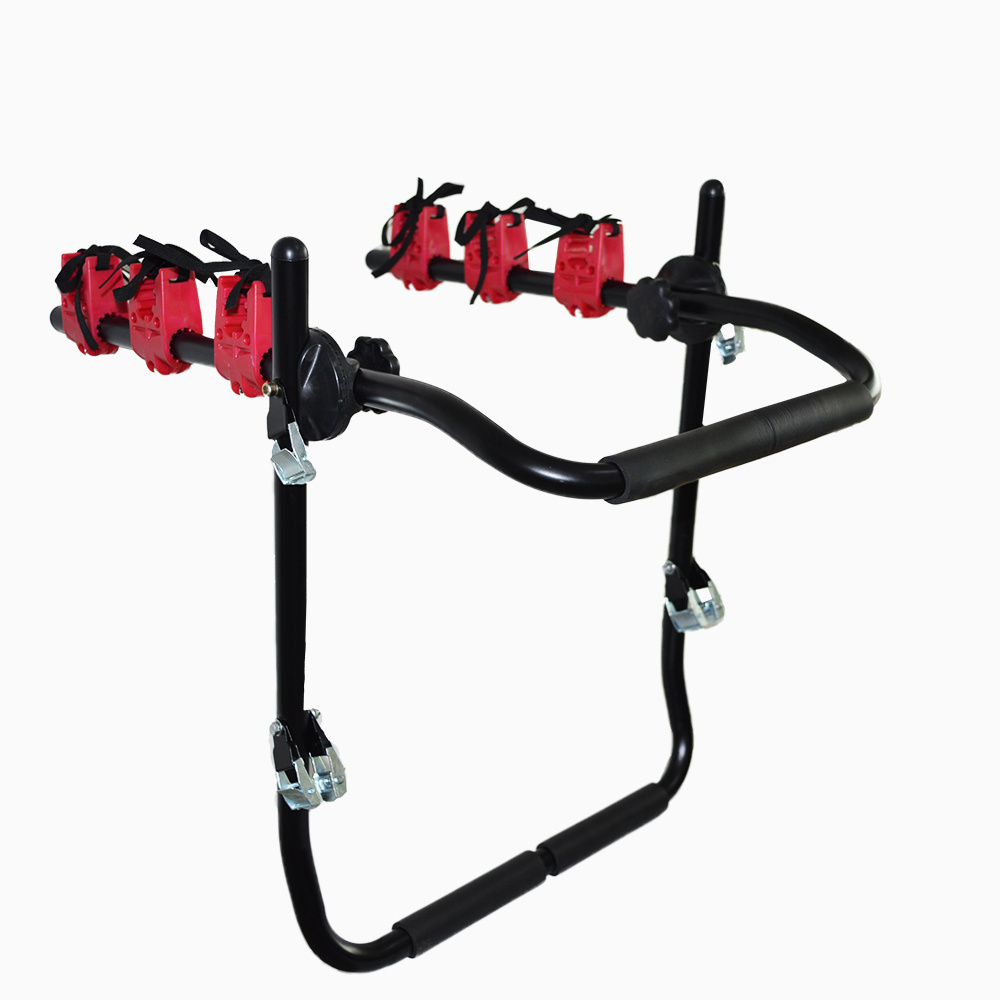 Mountain bike outdoor travel transport rack Steel car rear bike rack can hold three bicycles bike carrier