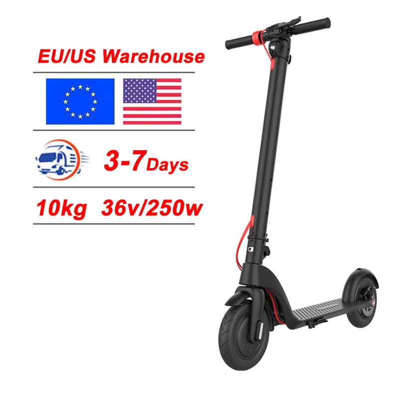 New Design Retro  X7 350w electric scooters scooters electr Foldable men Power lithium battery scooters