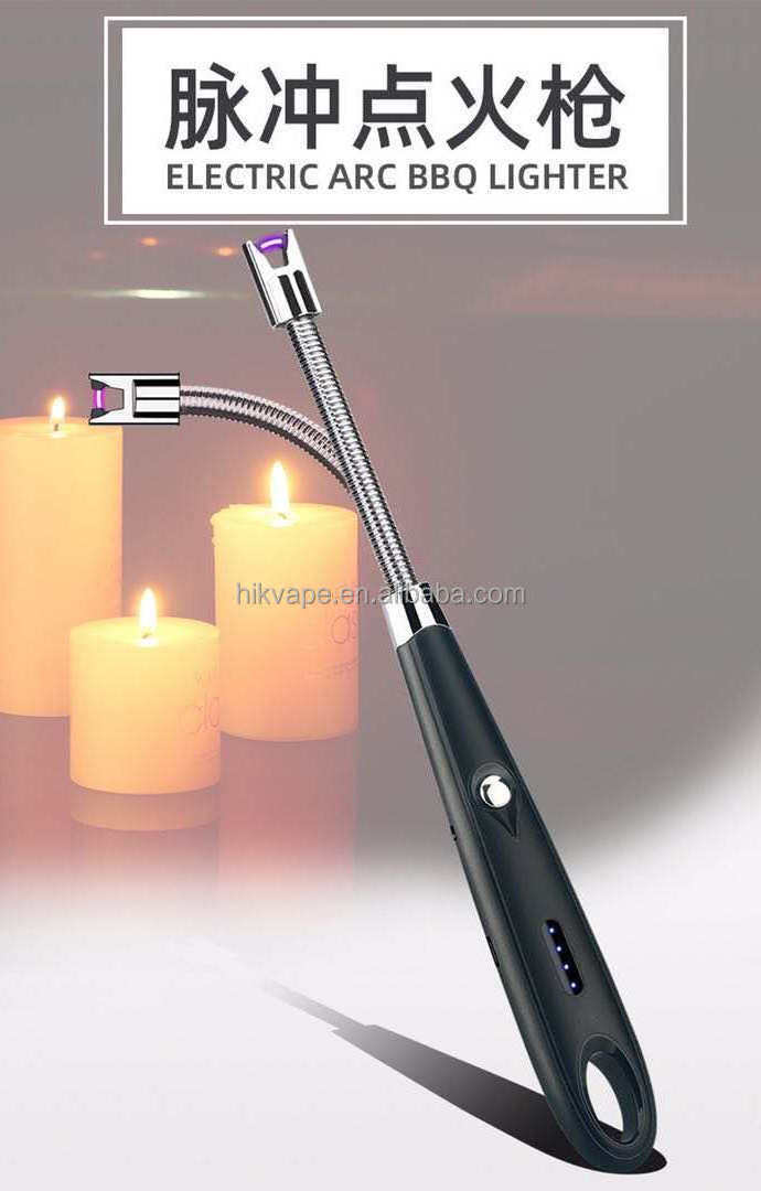 Wholesale Kitchen Electric Candle Arc USB Long Lighter Rechargeable Flexible Plasma Windproof Lighter