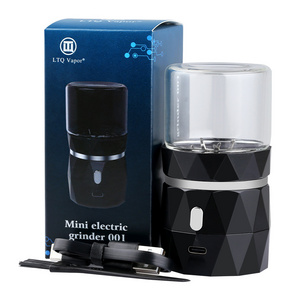 LTQ Upgraded Mini Electric Grinder Spice Herb Grinder Electric Crusher Grinder With 1.7oz/50ml Glass Jar For Herb