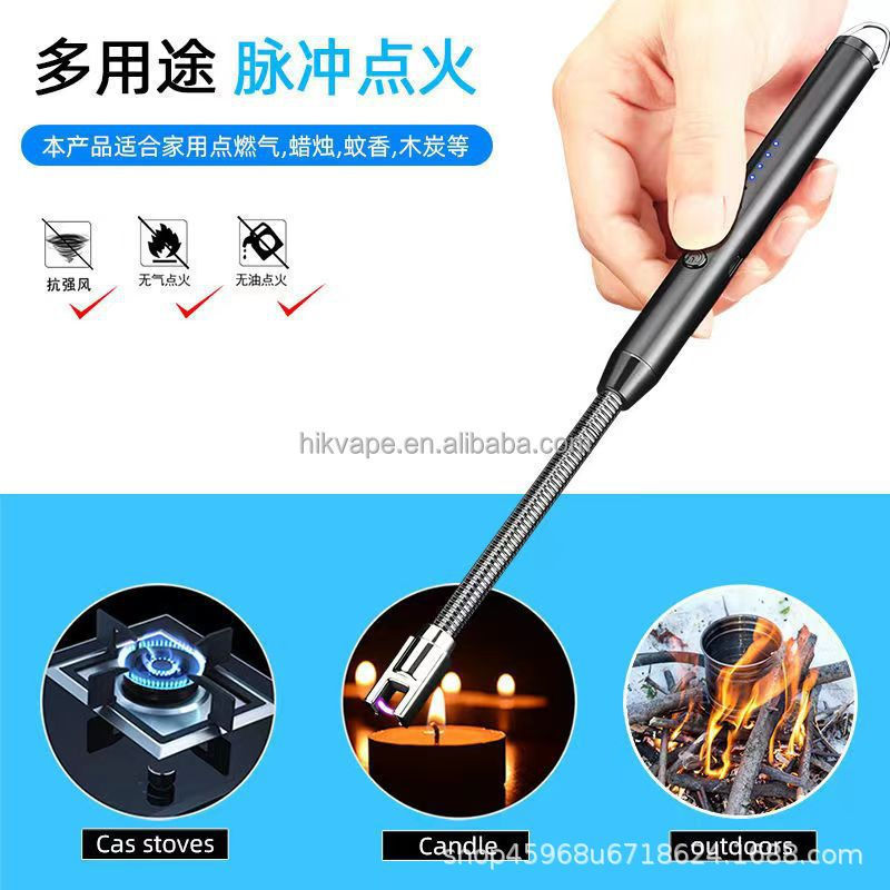 Portable Arc Plasma Candle Lighter 360 Degree Flexible