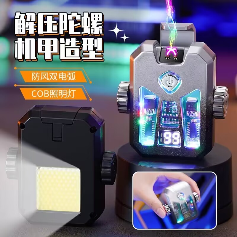 mecha shaped cheap lighter cigarette Refillable gas lighters smoking accessories