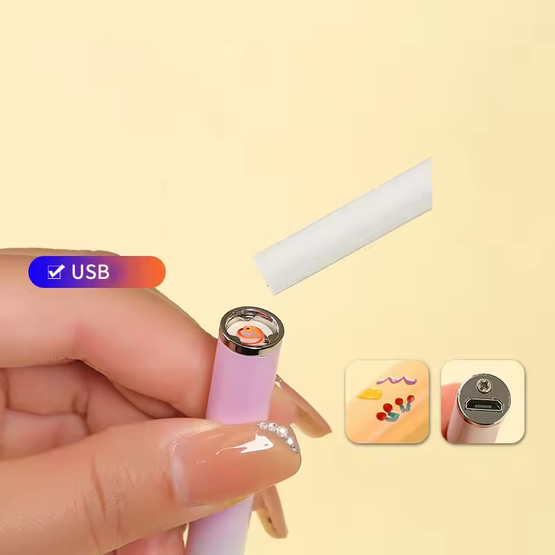 2024 Colorful Gradient Vapors USB Charging Puffs Lighter Wipe Wape Smoking Accessories rechargeable Cigarette Lighters