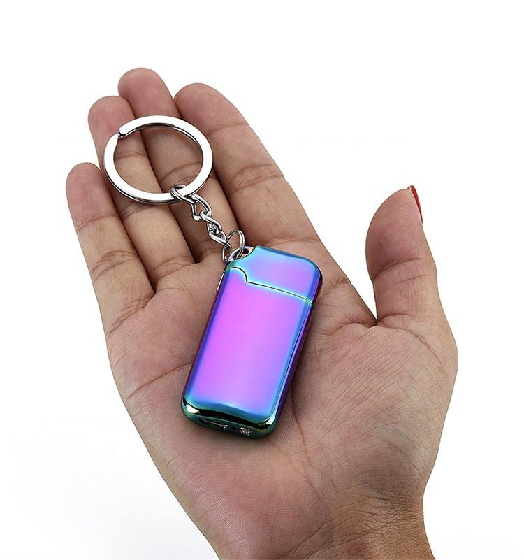 New products unique design Promotional Usb Keychain Lighters Electronic cigarette lighter usb key chain lighter