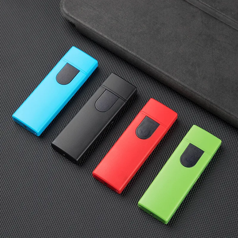 china cheap Windproof cigarette electric lighter mini pocket portable flashing USB plastic lighter for pipe