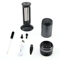 New Electric Automatic Mill Pepper And Salt Grinder USB Charging Spice Salt Pepper Grinder With LED Light Adjustable Coars