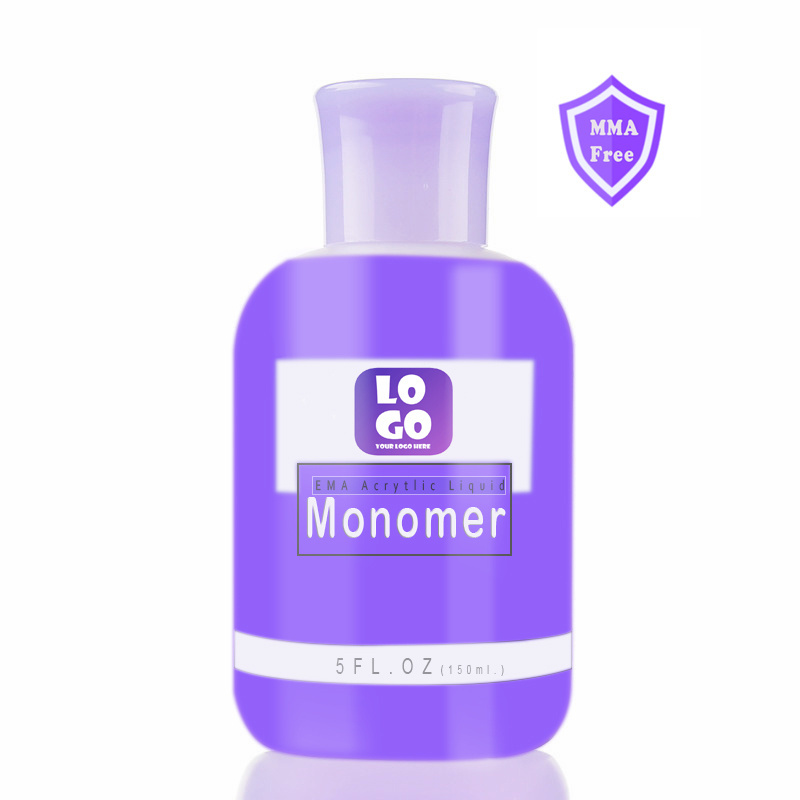 5oz custom logo acrylic monomer ema nail liquid monomer odorless  nail monomer liquid