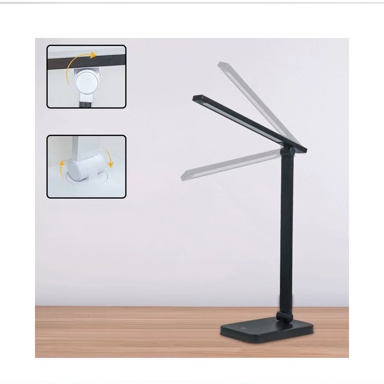 High Quality Material Iron Table Lamp Eye-Caring Study Desk Lamps For Bedroom Room And Office