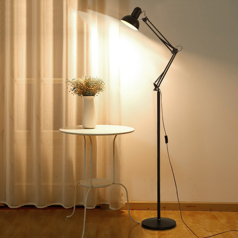 Simple Modern White Floor Standing Lamps For Living Room Lamp Lighting Glass Chimney Super Bright