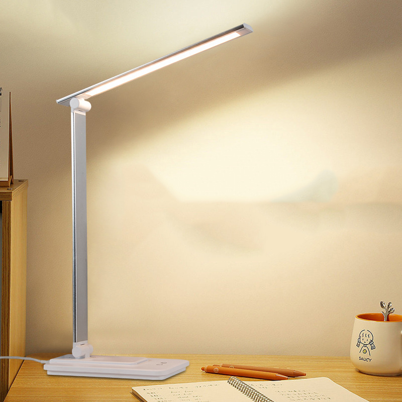 High Quality Material Iron Table Lamp Eye-Caring Study Desk Lamps For Bedroom Room And Office