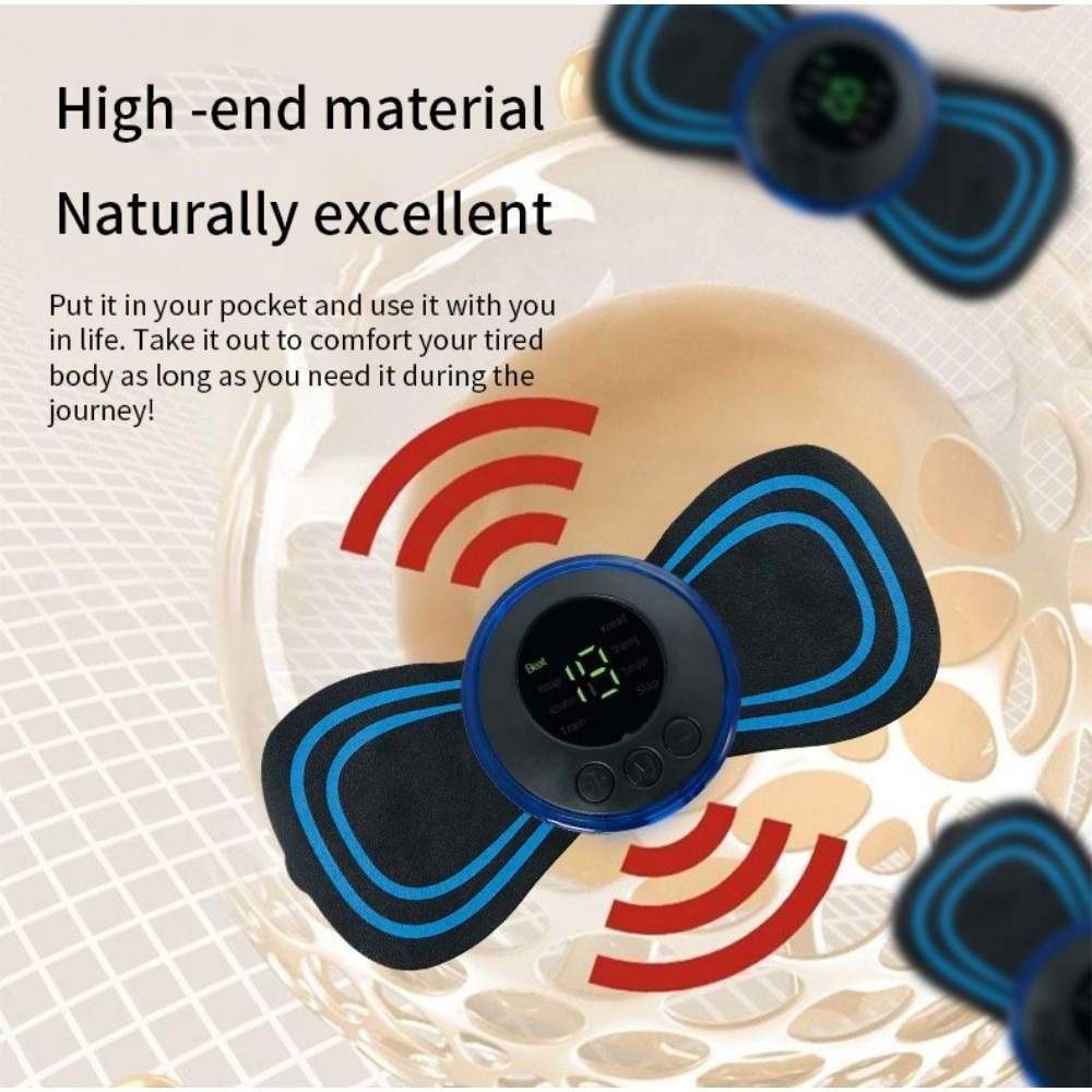 Rechargeable Massage Patches Self Adhesive Massager Patch Physiotherapy Electric Eye Vibrating Sticker Electrode De Vibrant